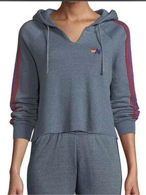 Aviator Nation Split Neck Hoodie